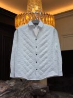 Premium Embossed Drop Shoulder Boxy Fit Shirt - Image 2