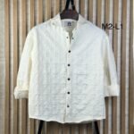 Premium Embossed Drop Shoulder Boxy Fit Shirt - Image 2